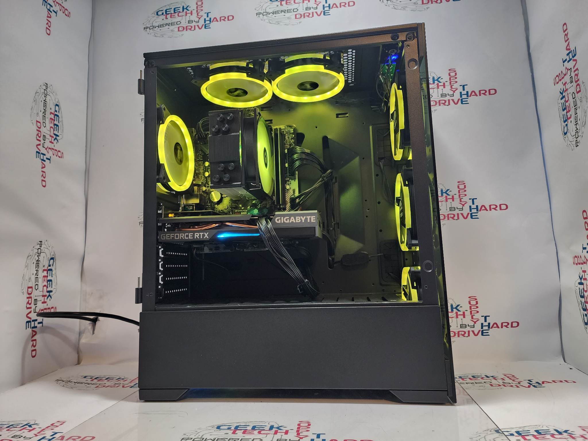 Custom Gaming PC Desktop Computer - AMD Ryzen 7 7800X3D, 1TB SSD, 64GB DDR5 RAM, NVIDIA RTX 5060, Black Vog B650 - Ultimate Gaming & Streaming Setup for Esports & 4K Gaming
