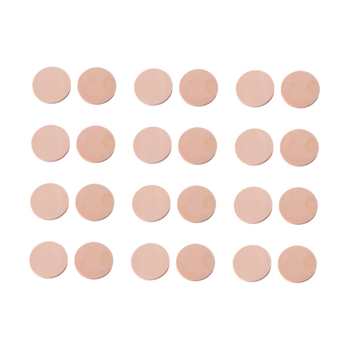 24-Piece Minkissy Makeup Blending Sponge Set - Foundation Blender, Powder Puff & Makeup Remover Sponges for Flawless Application & Gentle Facial Cleaning | Perfect for Daily Makeup, Travel & Professional Use