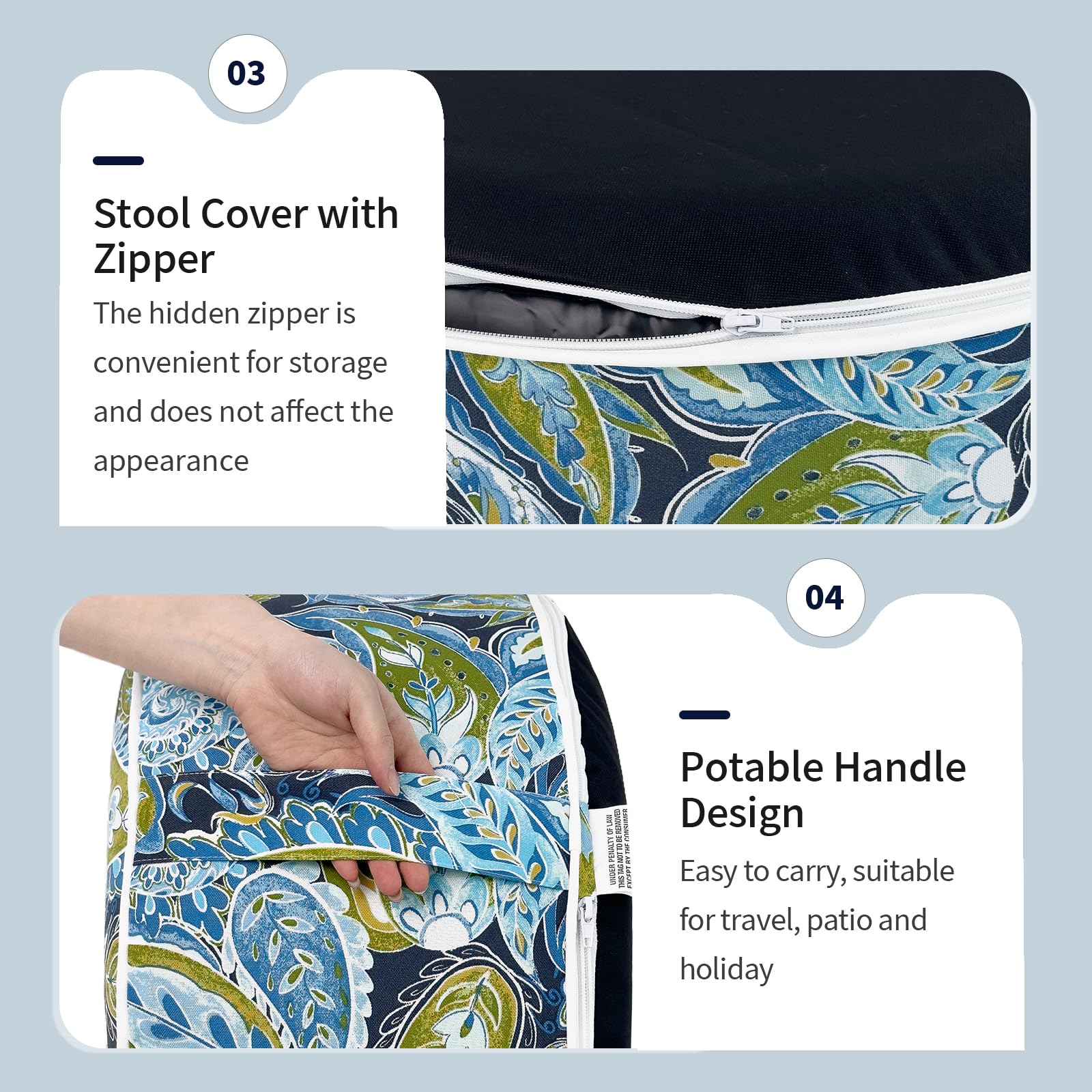 Inflatable Ottoman Stool - 31