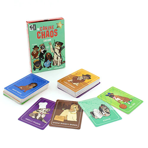 Canine Chaos Card Game - Fun Family Party Game for Dog Lovers | Perfect for Game Nights, Birthday Parties & Travel Entertainment