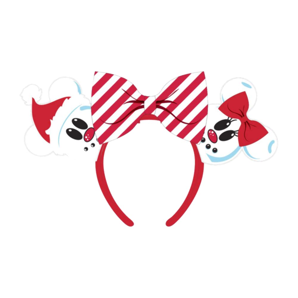 Disney Loungefly Mickey Mouse Snowman Headband - Cute Winter Headwear for Women & Girls - Perfect for Christmas, Holidays, and Snow Day Outfits