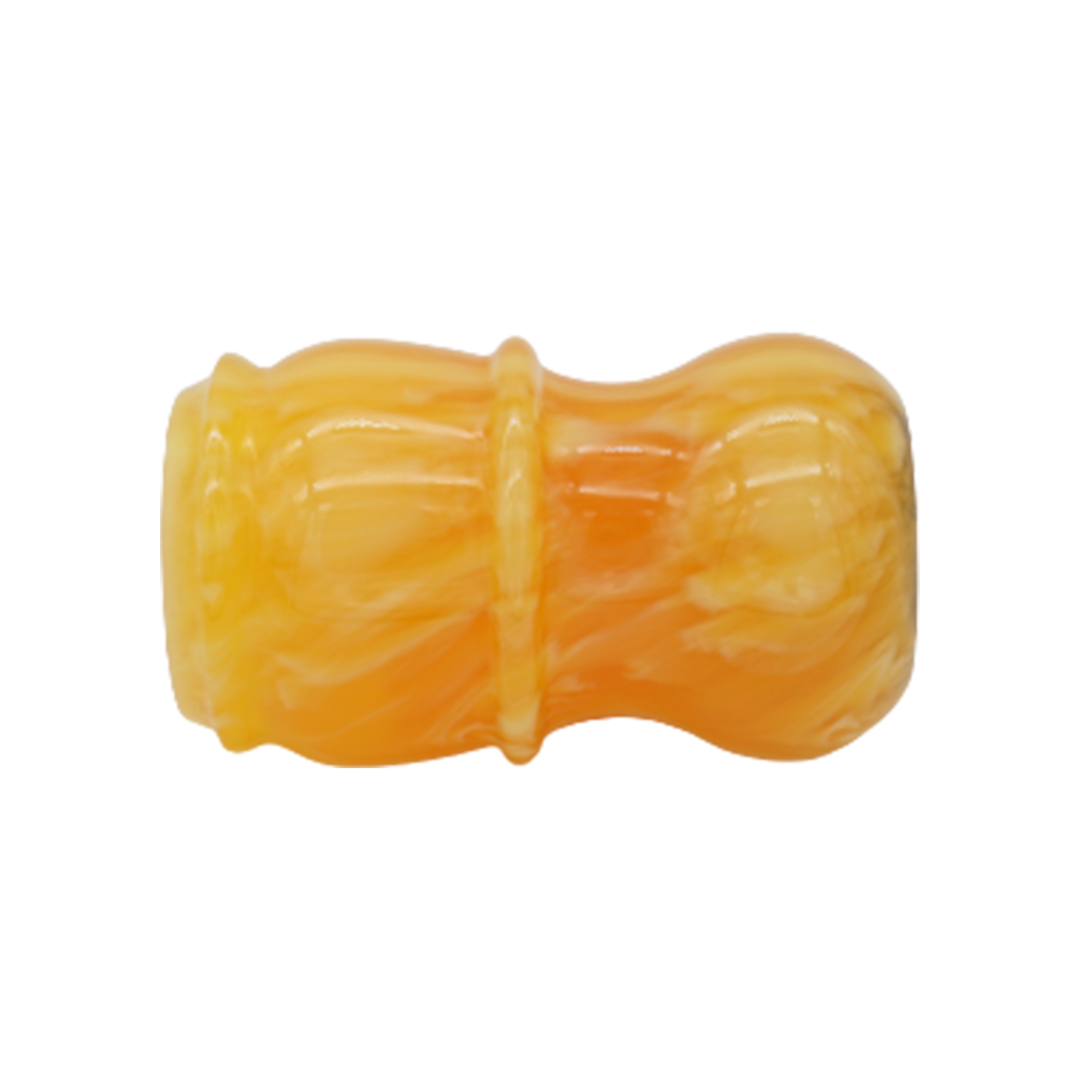 Premium Handmade Amber Shaving Brush Handle - Fits 24mm & 26mm Knots - Perfect for Wet Shaving & Grooming Gifts for Men