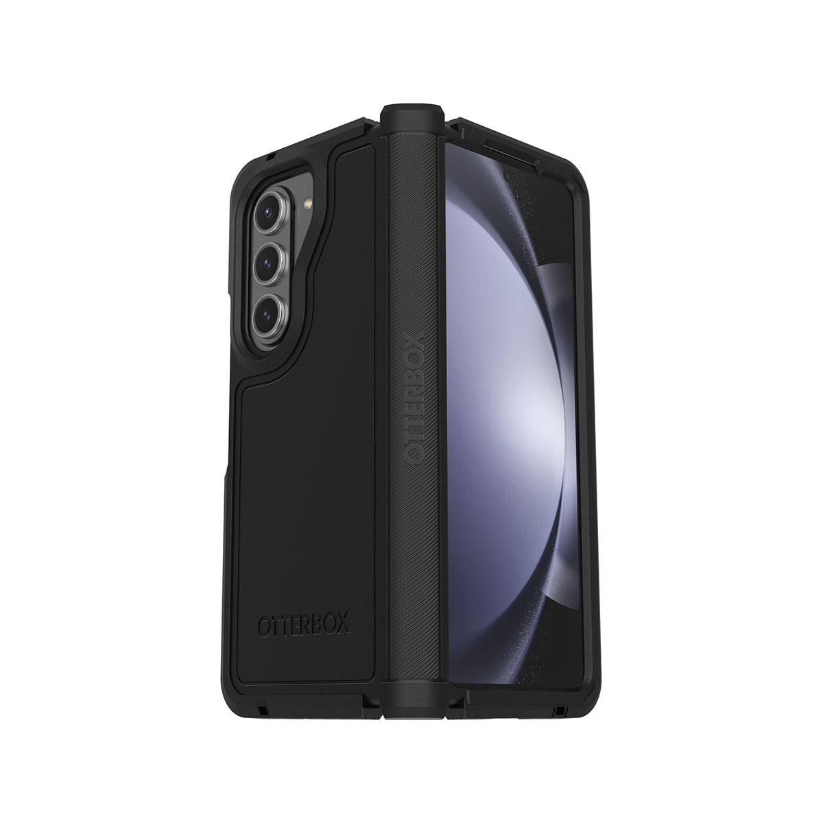 OtterBox Defender Series Rugged Phone Case for Samsung Galaxy Z Fold 5 - Black | Heavy Duty Protection for Drops, Scratches & Dust | Perfect for Outdoor Adventures, Work & Travel