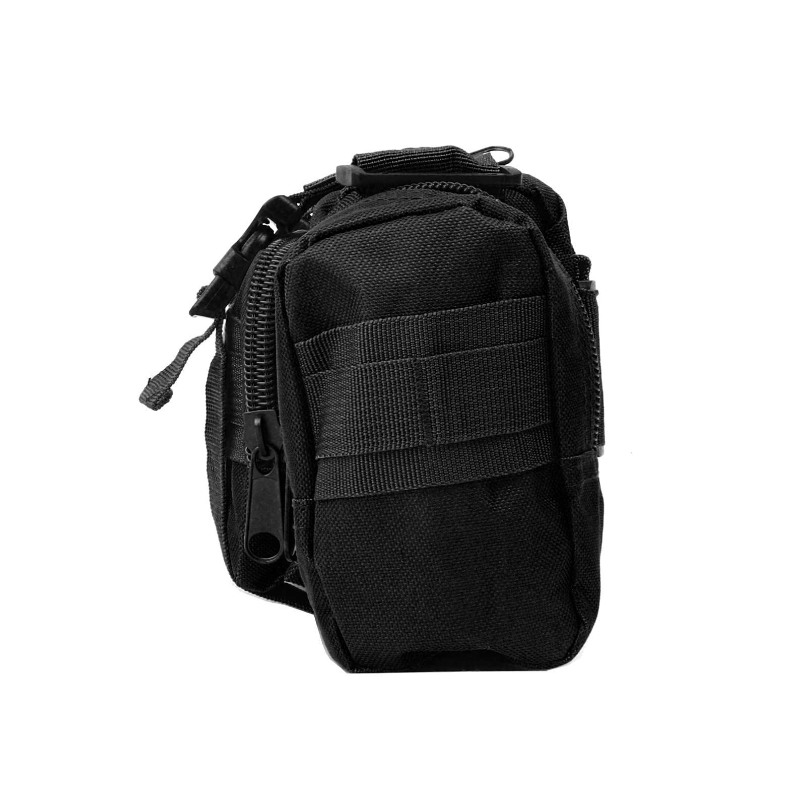 Waterproof Fishing Tackle Bag with Rod Holder - Durable Waist Fishing Gear Storage for Outdoor, Camping & Hiking (Black) - Perfect for Anglers & Outdoor Enthusiasts