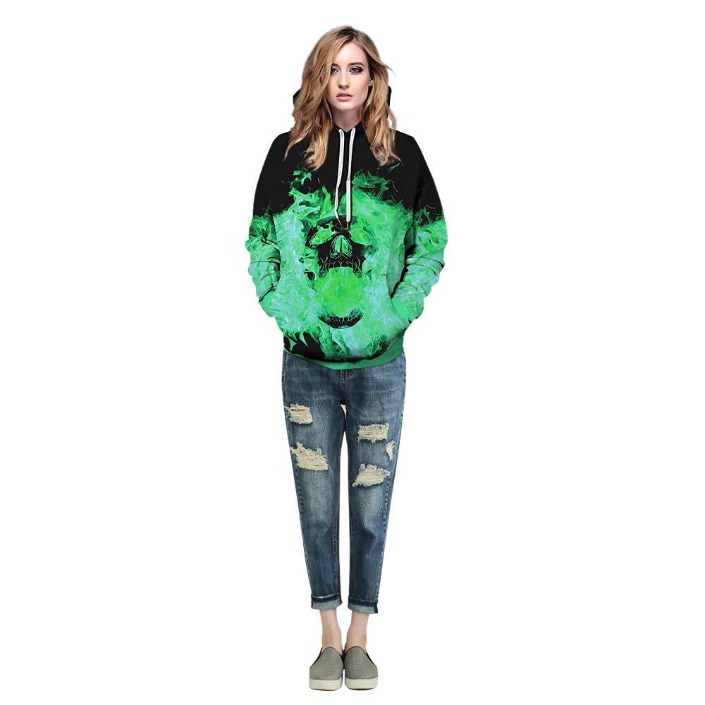 3D Printed Graphic Hooded Sweatshirt for Men & Women - Unisex Pullover Hoodie with Front Pocket | Streetwear, Casual Wear, Gym & Lounge Outfits