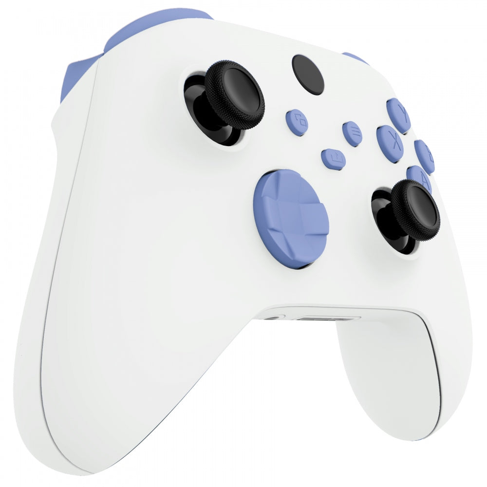 eXtremeRate Light Violet Replacement Buttons for Xbox Series X/S Controller - LB RB LT RT Bumpers, Triggers, D-Pad, ABXY & Function Keys | Premium Customization Kit for Gaming Enthusiasts | Perfect for Controller Repair & Personalization