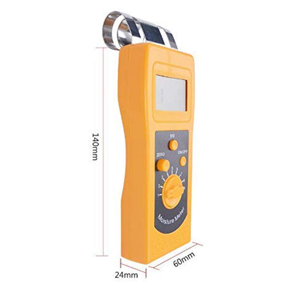 Professional Digital Concrete Moisture Meter - Accurate Wall, Tile, Floor, Gypsum, Marble, Cement & Brick Moisture Tester (0-50% Range) - Perfect for Construction, Renovation & Home Inspection Projects