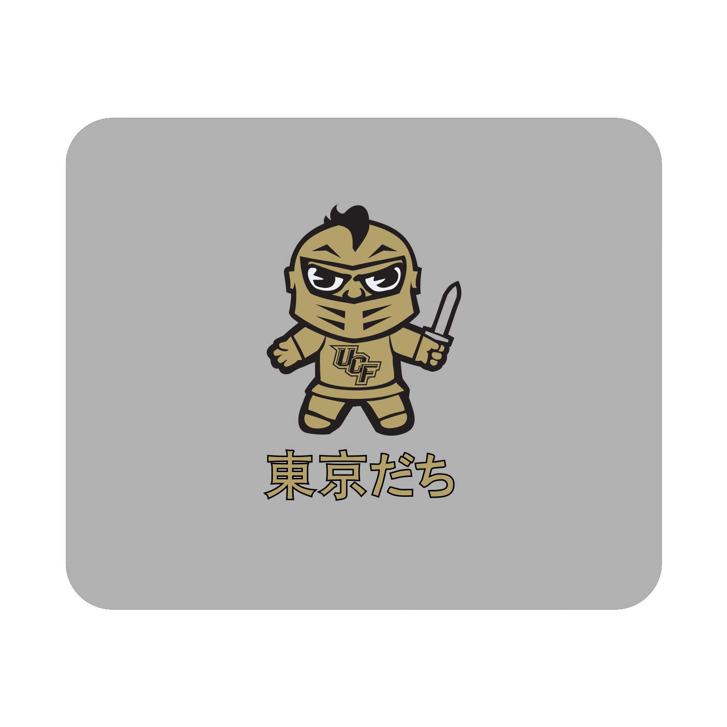 OTM Essentials University of Central Florida Standard Fabric Mouse Pad - UCF Themed Desk Accessory for Gaming & Office Work - Non-Slip Computer Mousepad with Classic Tokyodachi Design - Perfect for Dorm Rooms, Workstations & Gamer Setups