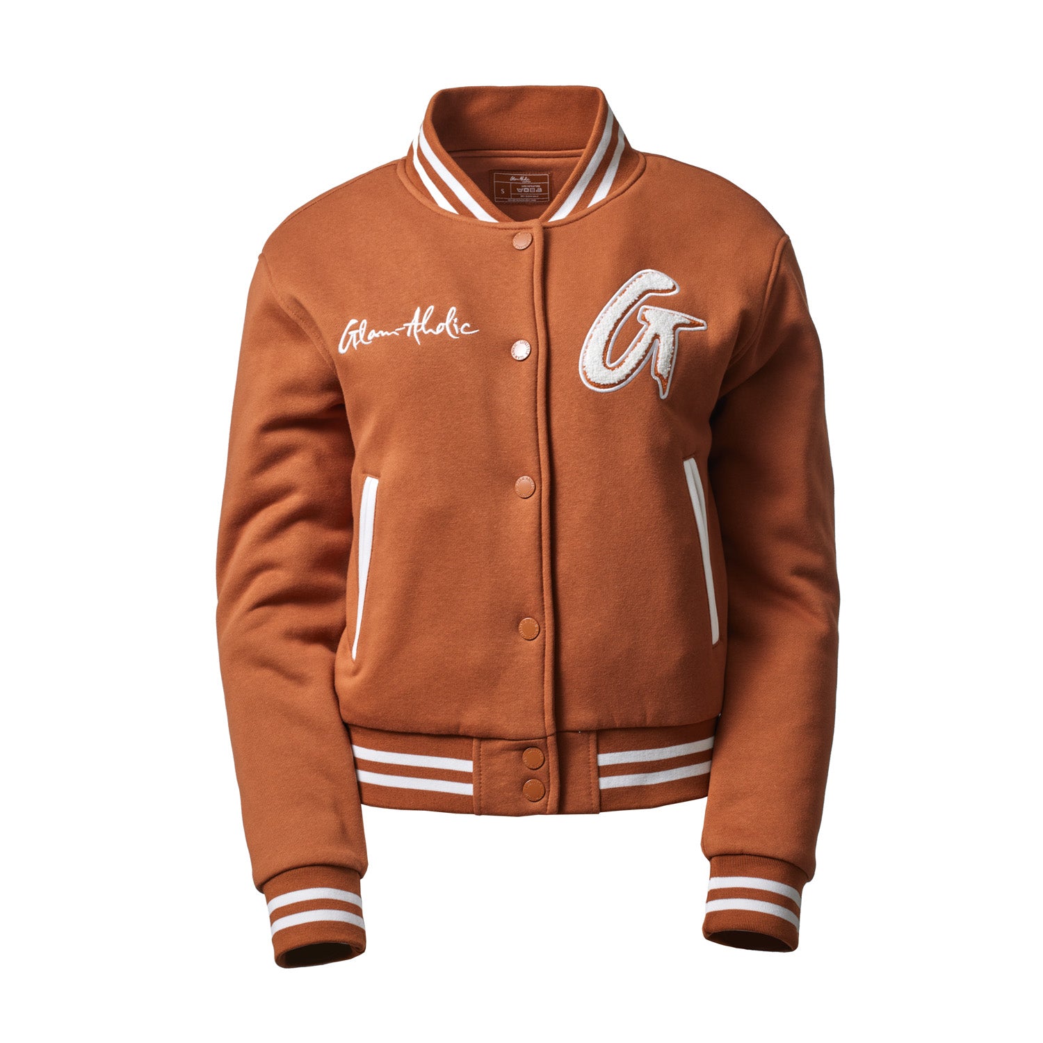 Essential Brown Varsity Jacket for Men & Women - Stylish Casual Outerwear for School, Sports & Everyday Wear