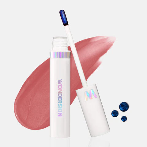 Wonderskin Wonder Blading Lip Stain Mask - Long Lasting Liquid Lip Tint for Natural Lip Color | Perfect for Everyday Wear, Date Night & Special Occasions
