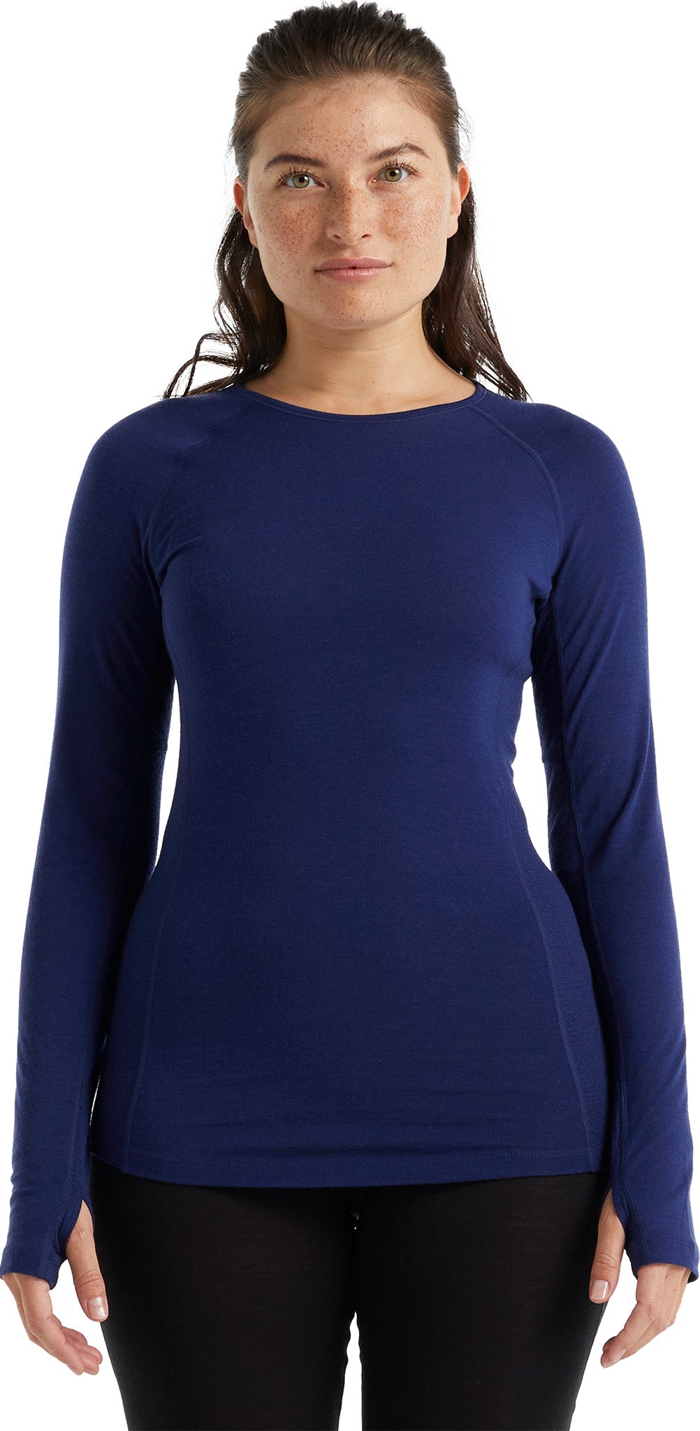 150 Zone LS Crewe Baselayer Top for Women - Long Sleeve Round Neck Thermal Underwear - Perfect for Cold Weather, Outdoor Sports & Layering