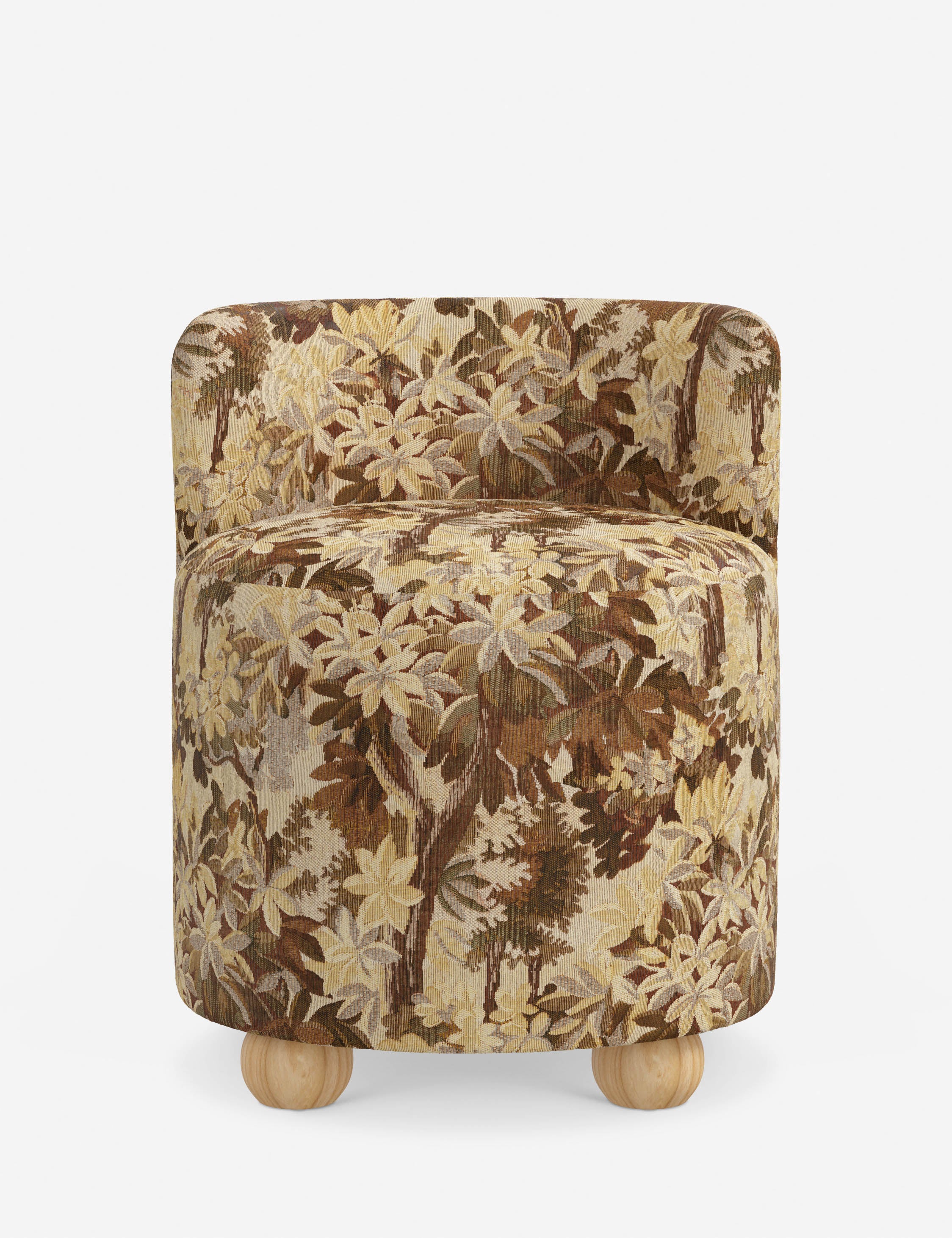 Fernsby Modern Accent Chair - Mid Century Style Upholstered Lounge Chair for Living Room, Bedroom & Office - Comfortable Fabric Armchair with Wooden Legs - Perfect for Reading, Relaxing & Decorating