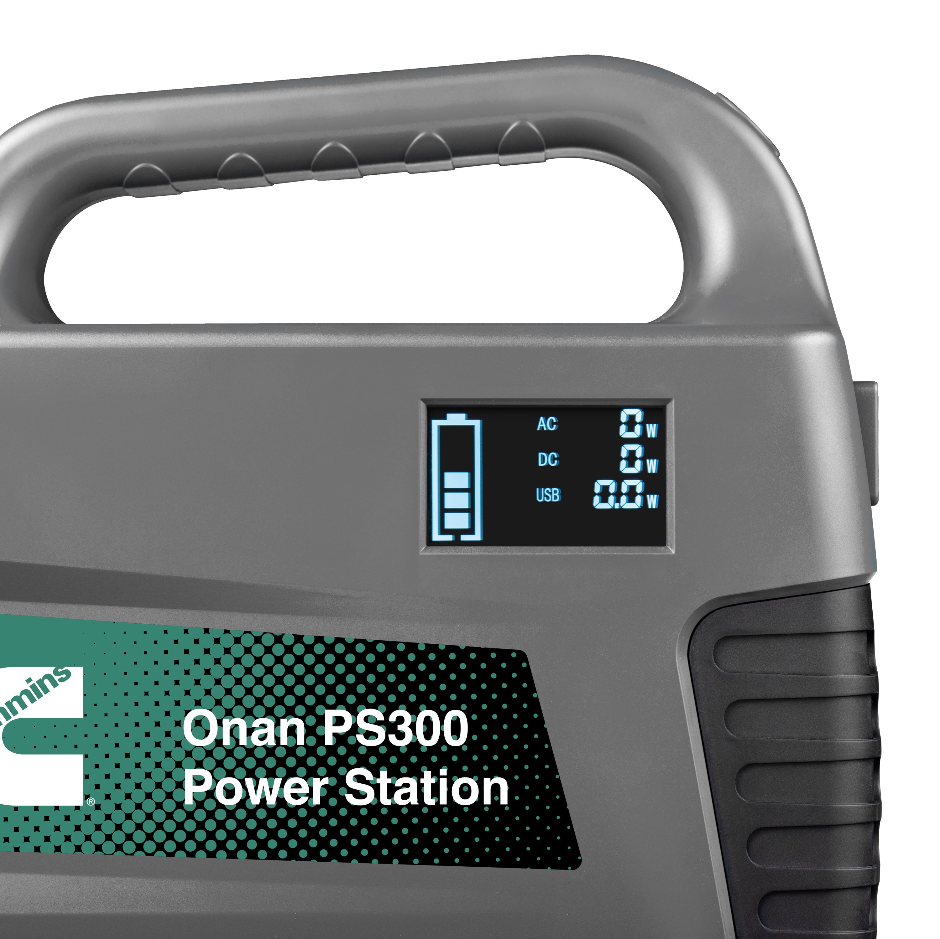 Cummins Onan A067W048 PS300 300W/600W 296Wh Portable Power Station - Backup Power for Camping, Emergencies & Outdoor Adventures