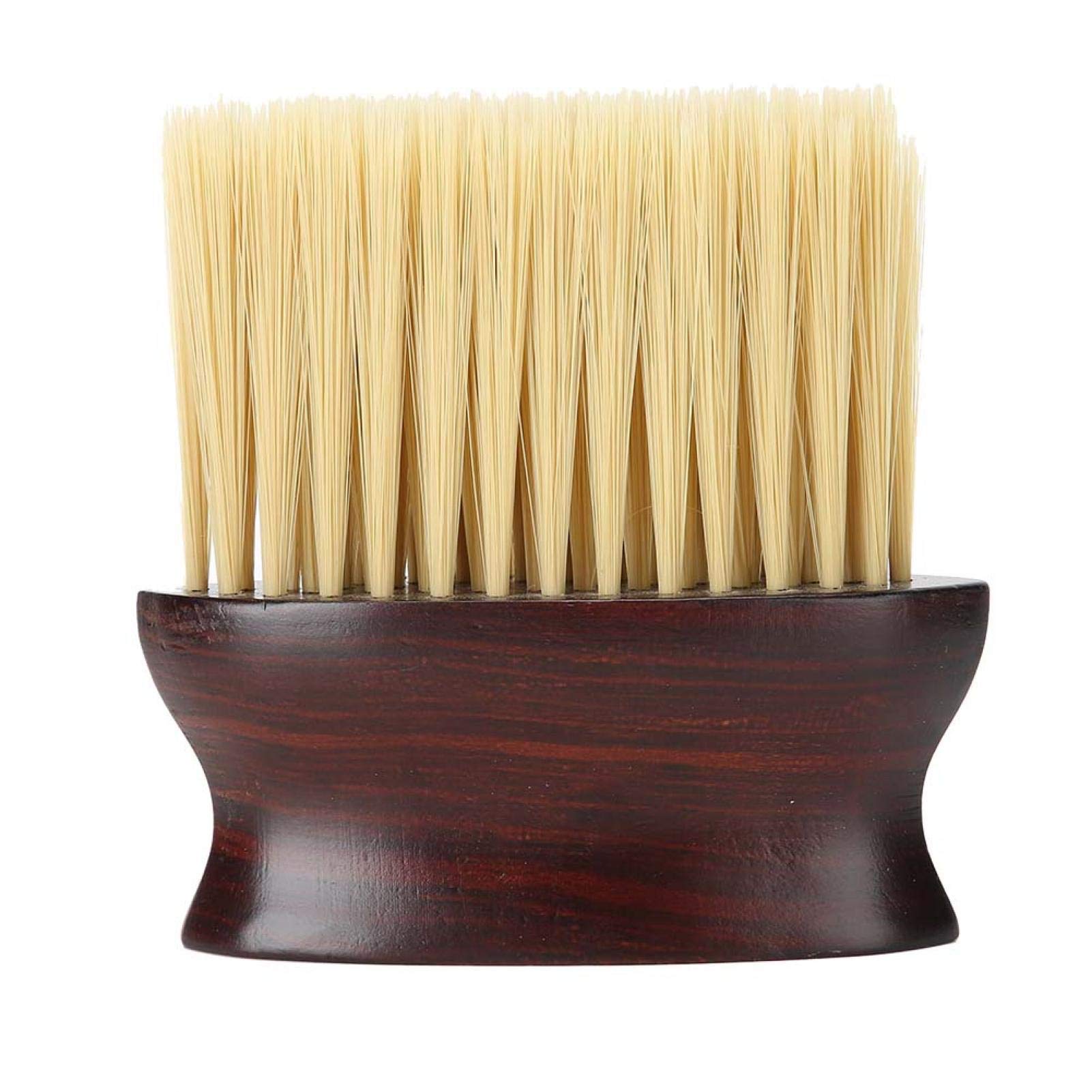 Professional Hair Cleaning Brush for Stylists - Fiber Hair & Neck Hair Removal Tool, Dust & Lint Brush for Salon & Home Use | Perfect for Barbers, Stylists & Pet Grooming
