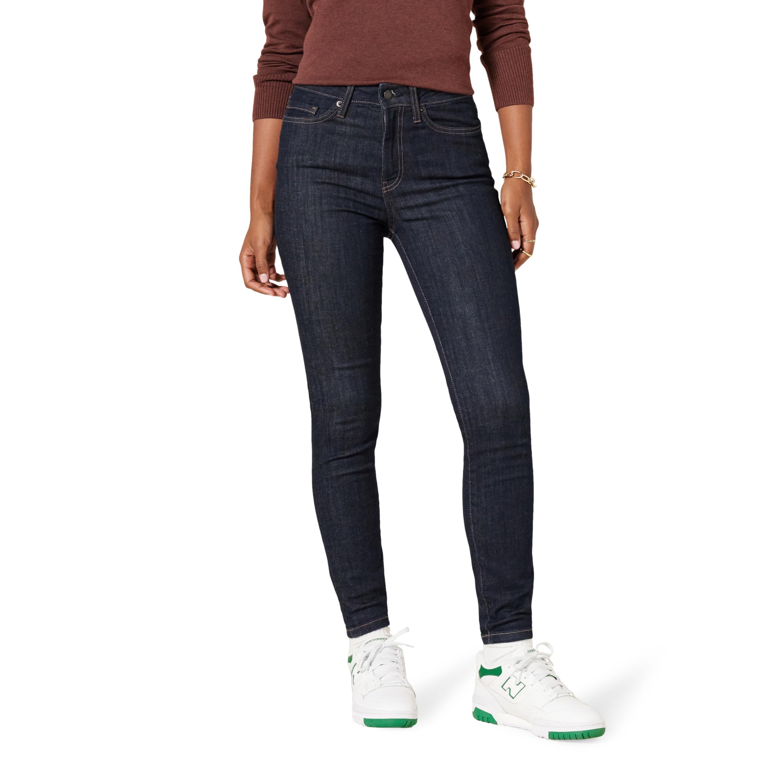 Amazon Essentials Women's Skinny Jeans - High Waist Stretch Denim Pants for Everyday Comfort & Style | Perfect for Work, Casual Outfits & Night Out