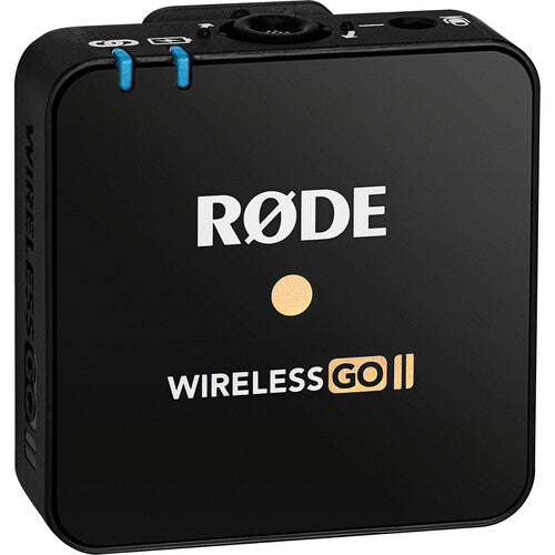 RODE Wireless GO II TX Transmitter & Recorder - 2.4GHz Wireless Mic System for YouTube, Vlogging, Filmmaking (Black) - Perfect for Interviews, Live Streaming & Content Creation
