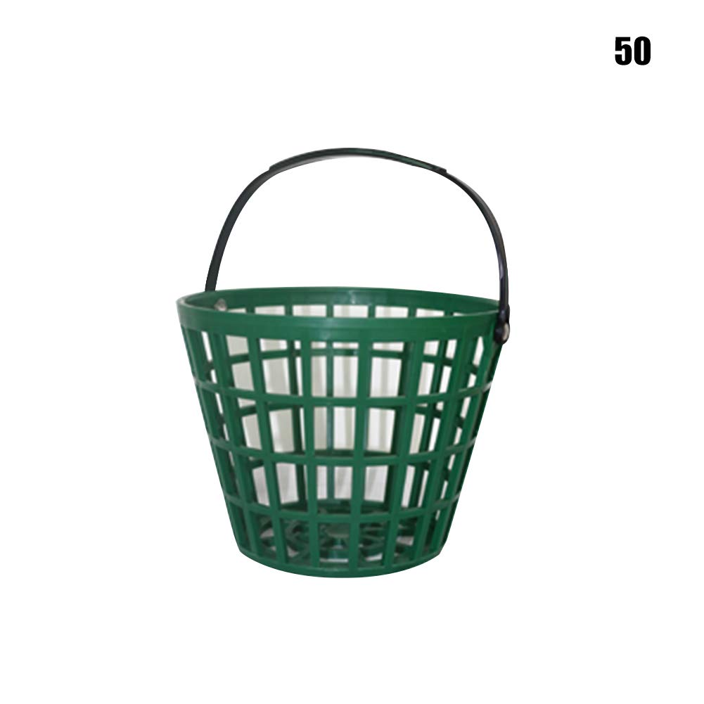 EMVANV Golf Ball Basket with Handle - Durable Golf Ball Storage Bucket for Outdoor Sports | Perfect Golf Club Accessory for Driving Range & Backyard Practice