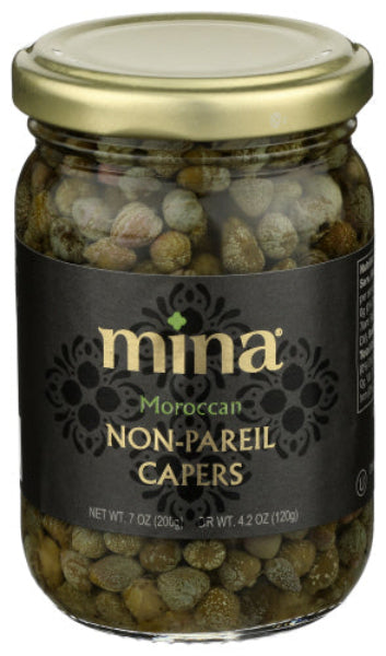 Mina Capers - Premium Canned Capers for Cooking, Salads & Mediterranean Recipes | Gourmet Pantry Staple for Chefs & Home Cooks