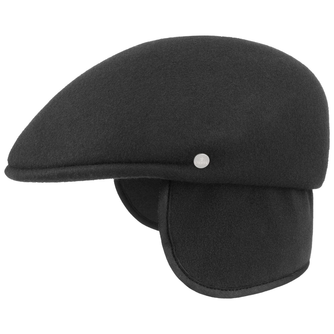 Lierys Winter Outdoor Flat Cap with Ear Flaps - Warm Fleece Lined Hunting Hat for Men - Perfect for Hiking, Camping & Cold Weather Activities