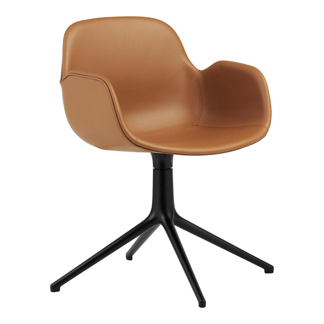 Modern Form Armchair with 4L Swivel Base and Premium Upholstery - Perfect for Living Room, Office or Reading Nook