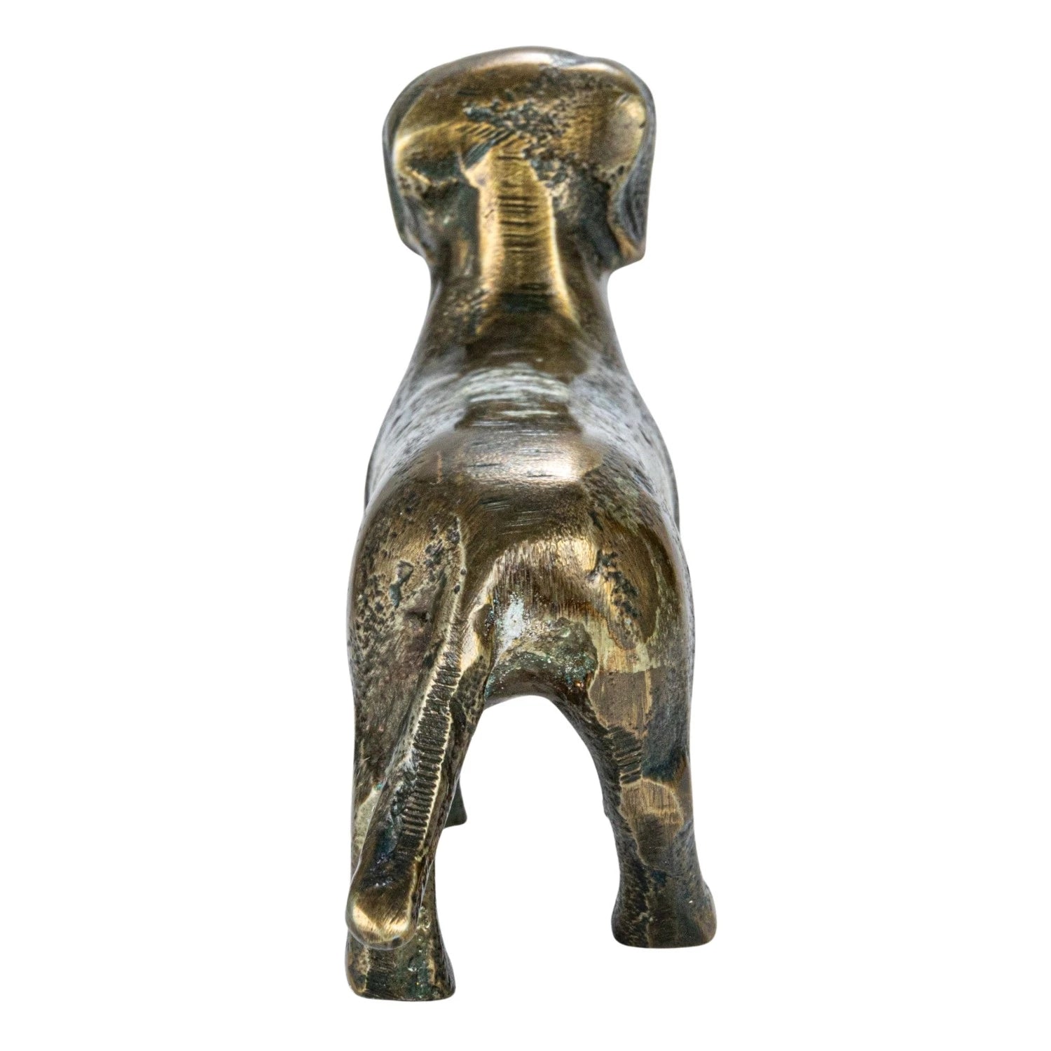 Cast Aluminum Dachshund Statue - Handmade Garden Decor for Outdoor & Indoor Use - Perfect for Patio, Lawn, Home Decor, and Gift Ideas