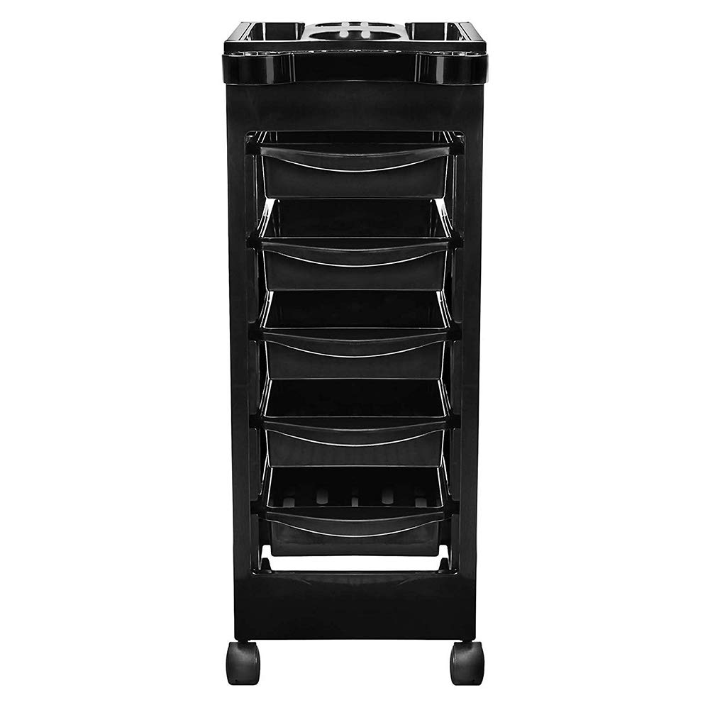 Professional Hairdressing Cart - Multi-Function Beauty Salon Tool Cart with Wheels for Hair Stylists | Salon Organization & Mobile Styling Station for Scissors, Combs & Hair Products