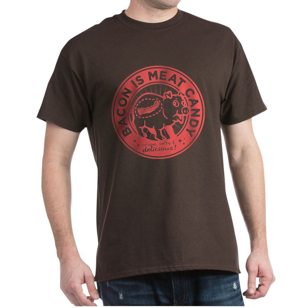 Bacon is Meat Candy Graphic T-Shirt - Funny Food Lover Tee for Men & Women - Perfect for BBQ Parties, Gifts & Casual Wear