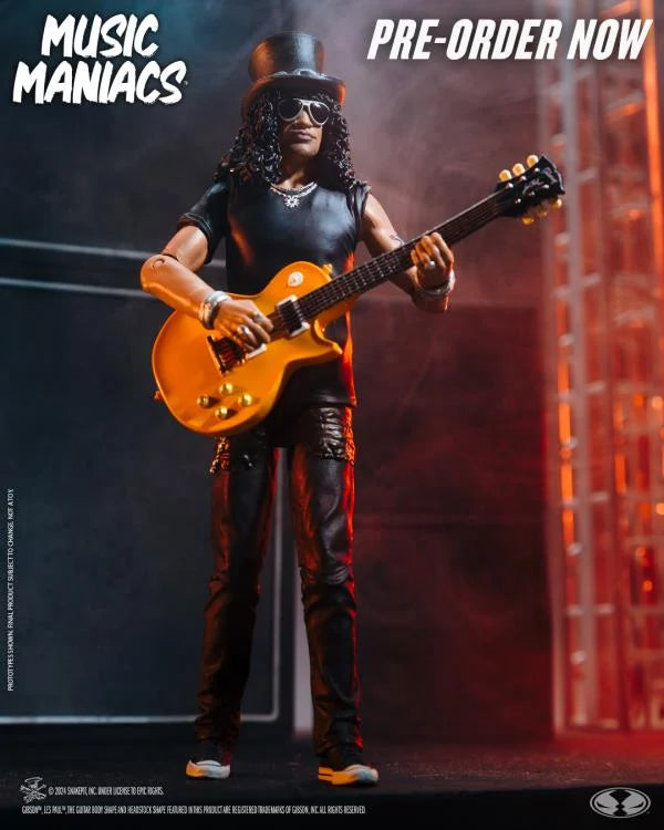 Slash Music Maniacs Limited Edition Collectible Action Figure - Perfect for Display, Gifts & Music Lovers Collection