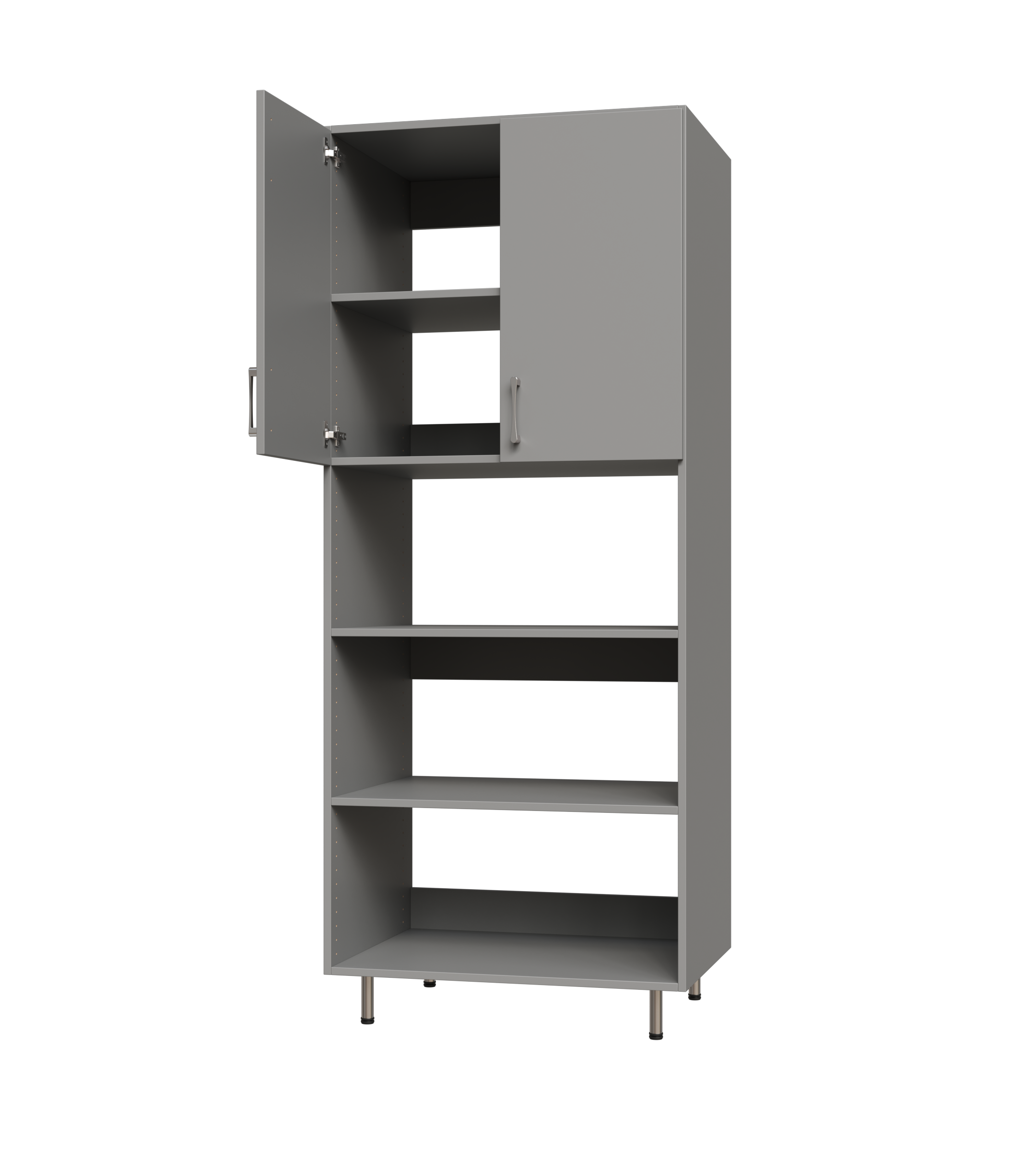 Garage Overhead Storage Shelf Tower - Heavy Duty Wall Mounted Organizer for Tools, Sports Gear & Seasonal Items - Perfect for Garage, Basement & Shed Organization