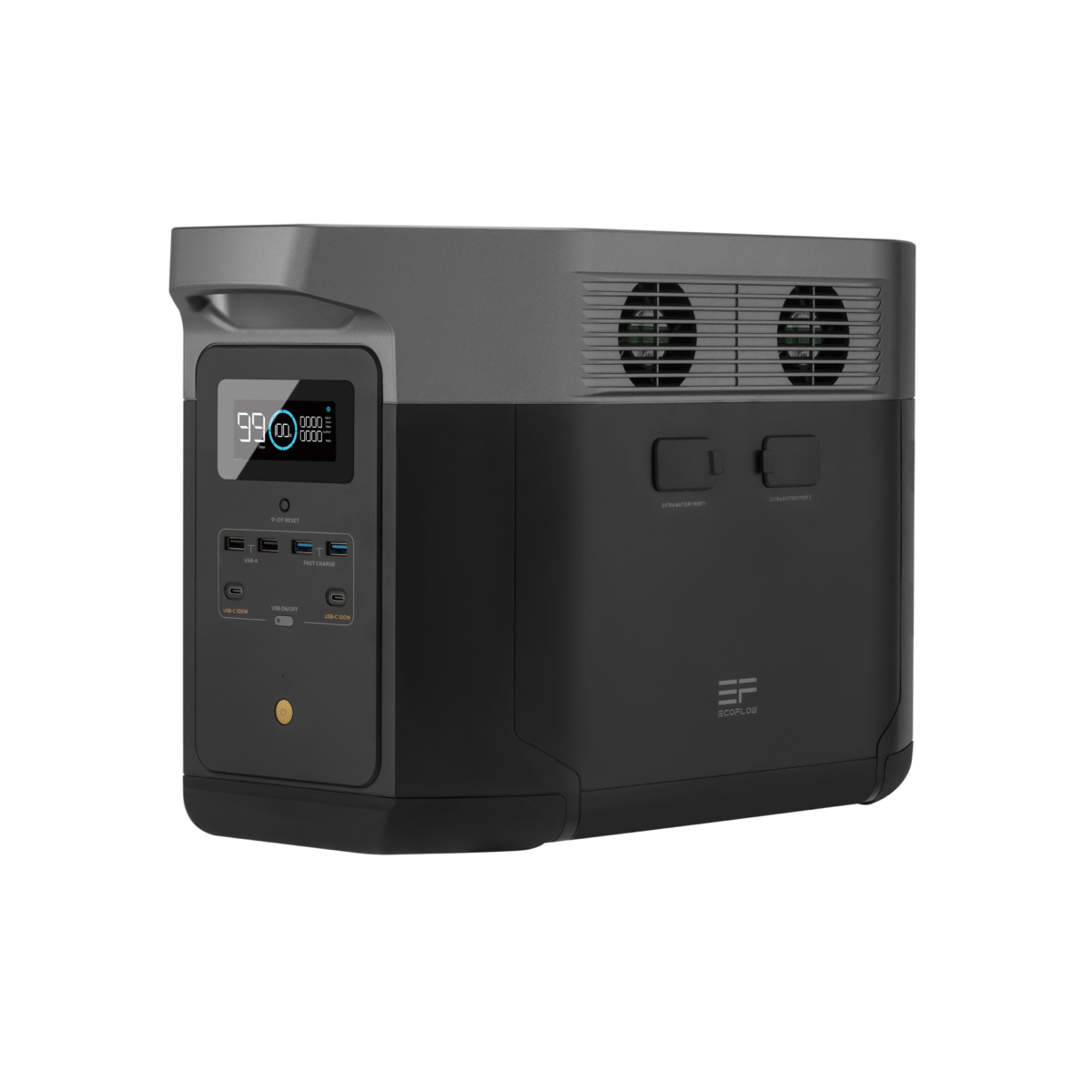 EcoFlow DELTA Max 2000W Portable Power Station - 2016Wh Solar Generator (Certified Refurbished) | Perfect for Camping, RV Trips & Emergency Backup Power