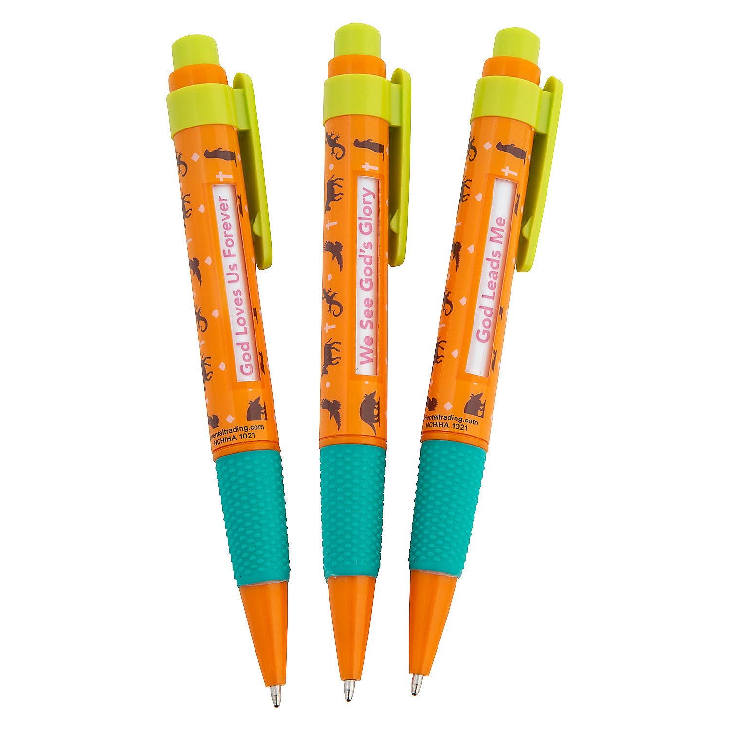 VBS Message Pens Set - Colorful Bible Verse Pens for Kids' Church Activities