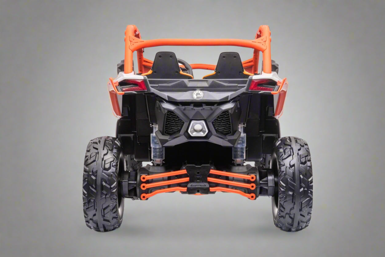 24V Can Am Maverick Kids Ride On UTV - 2 Seater Electric Toy Car with Parent Remote Control & 200W Motor - Perfect for Outdoor Play, Backyard Adventures and Birthday Gifts