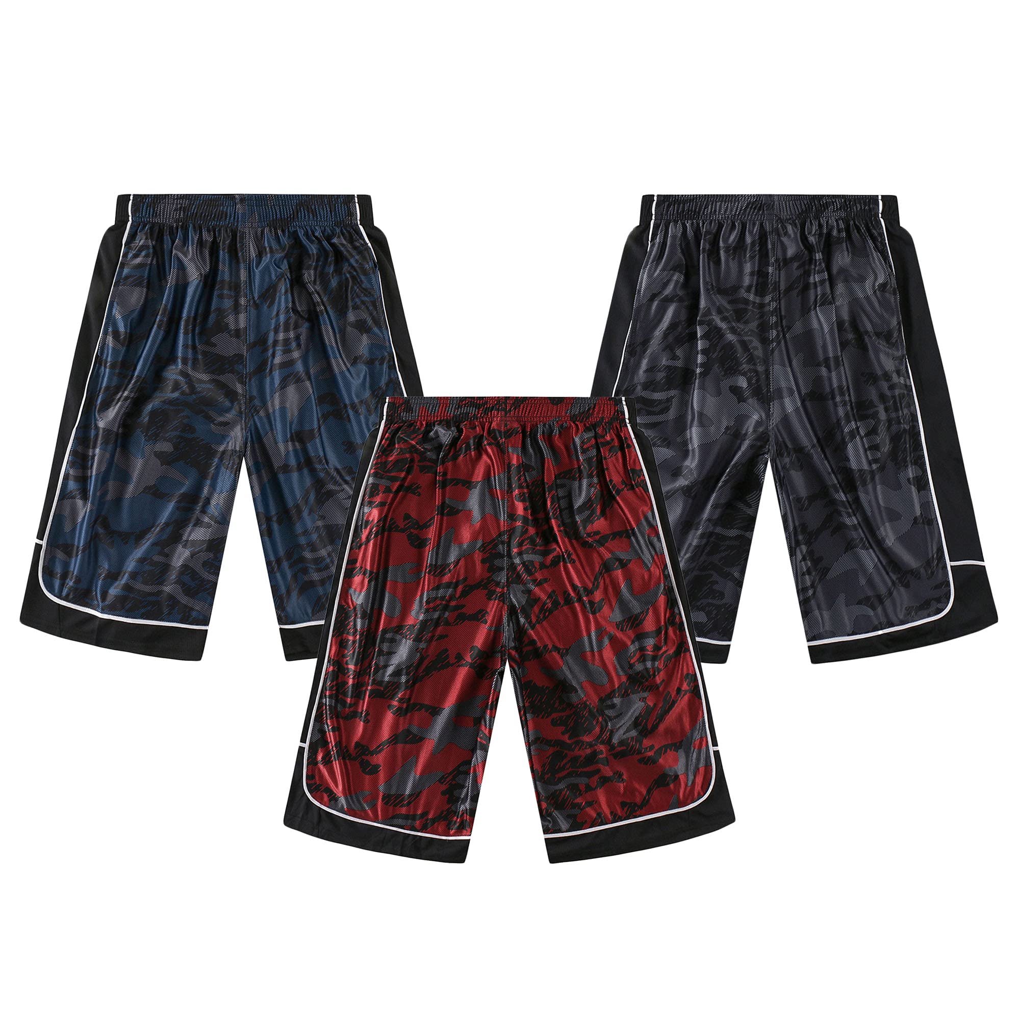 **Men's Quick-Dry Basketball Shorts with Drawstring & Pockets - Lightweight Running & Gym Workout Shorts for Sports & Casual Wear**