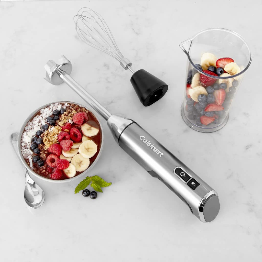 Cuisinart Cordless Hand Blender RHB-100 - Perfect for Smoothies & Baking