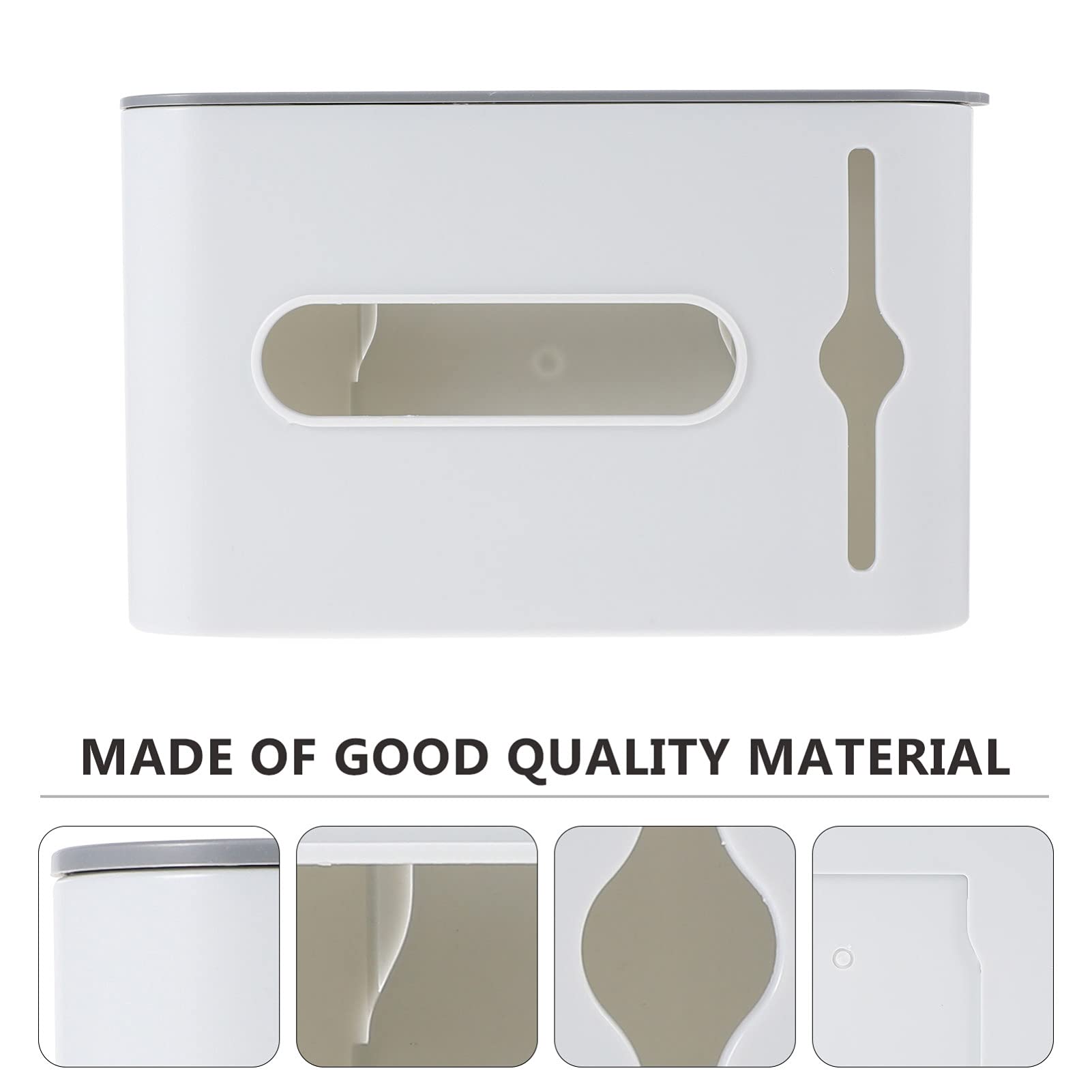 DOITOOL Wall Mounted Trash Bag Dispenser - No Punching Garbage Bag Holder, Kitchen Organizer with Punch-Free Design for Easy Storage | Perfect for Kitchen, Bathroom, Garage & RV Organization
