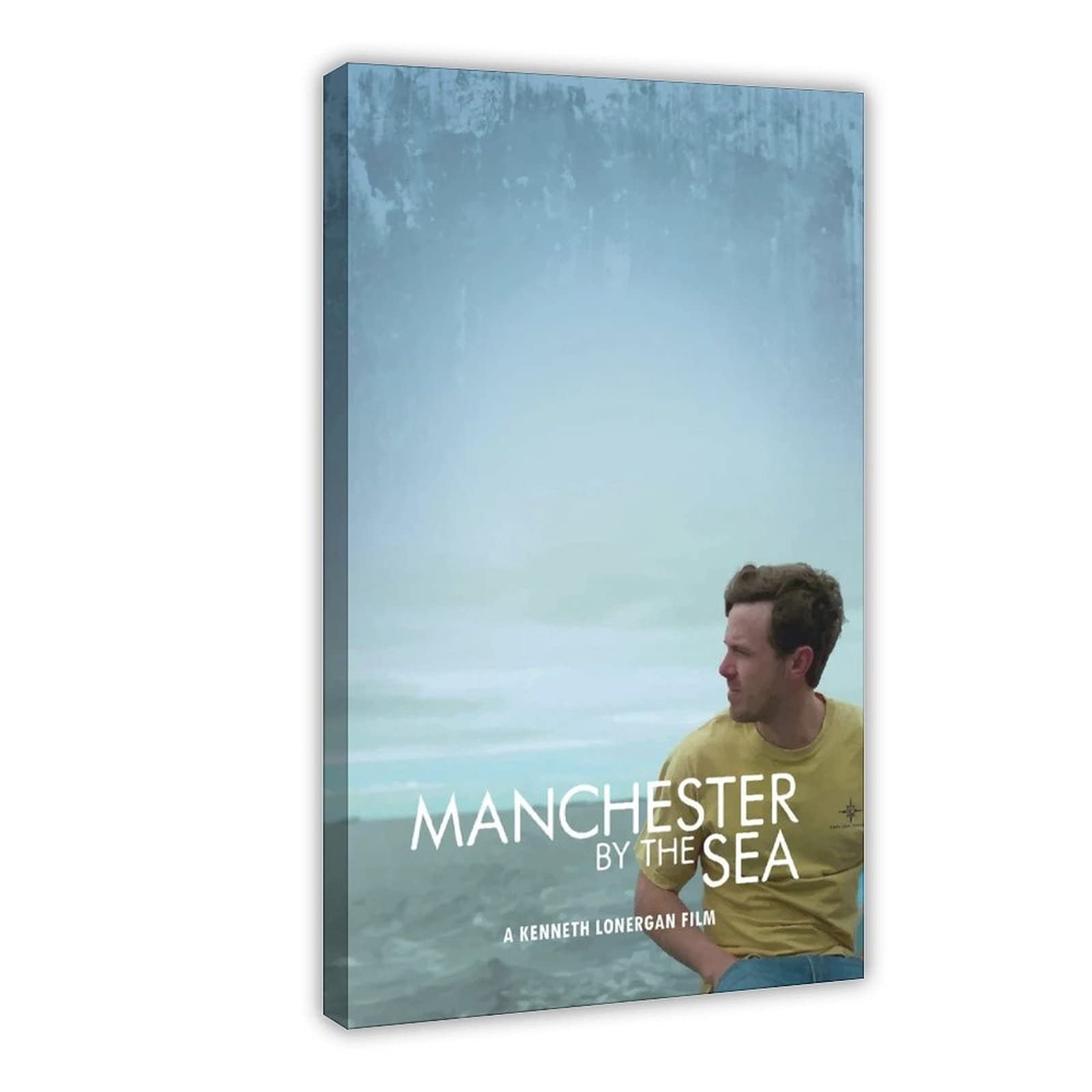 Manchester By The Sea Movie Poster Canvas Wall Art - 24x36 Inch (60x90cm) Framed Print for Living Room & Bedroom Decor - Perfect for Film Lovers & Home Theater Enthusiasts