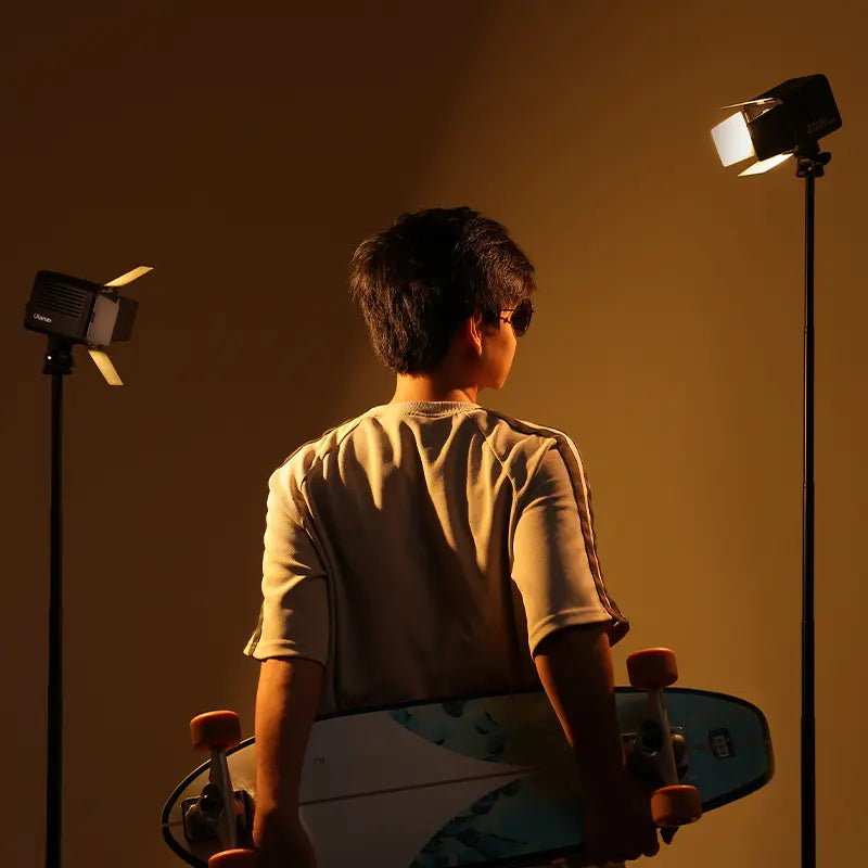 Ulanzi 4 Leaf Barndoor Kit with Mini Bowens Mount L059GBB1 - Perfect for Photography & Video Lighting Control, Studio and On-Location Shoots