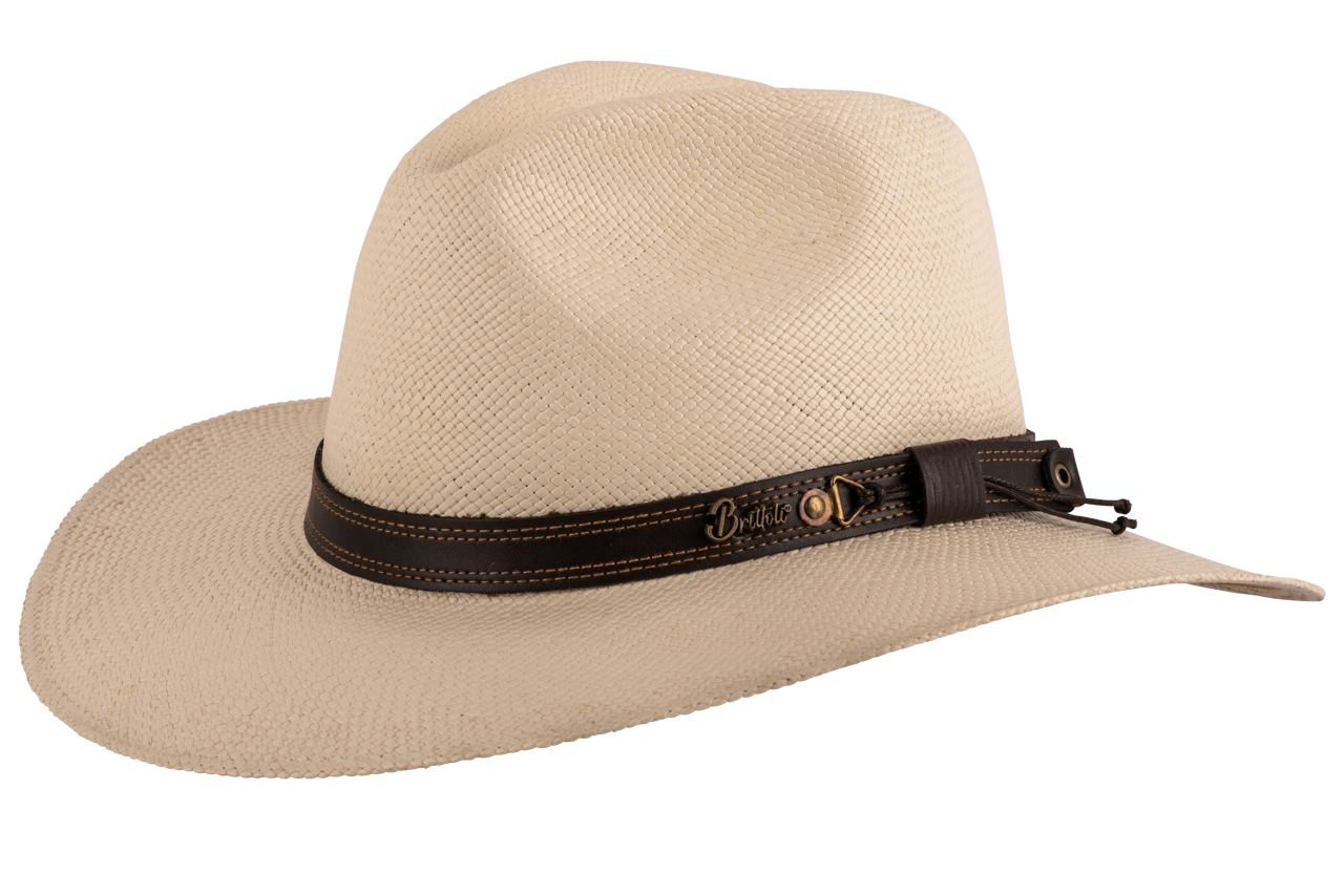 Bullhide Open Land Straw Cowboy Hat - Western Style Sun Protection for Outdoor, Ranch, and Beach Activities