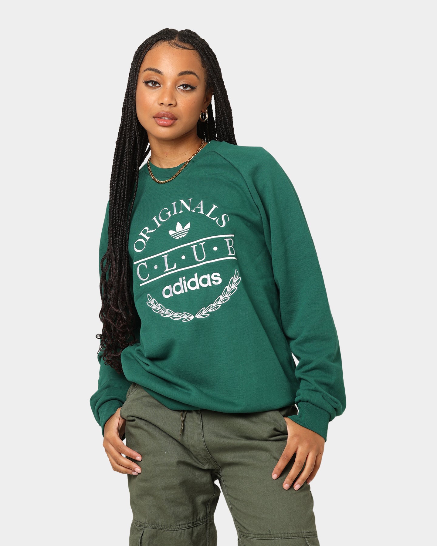 Adidas Club Sweater for Men & Women | Collegiate Green Pullover | Casual Wear, Street Style & Gym Outfit