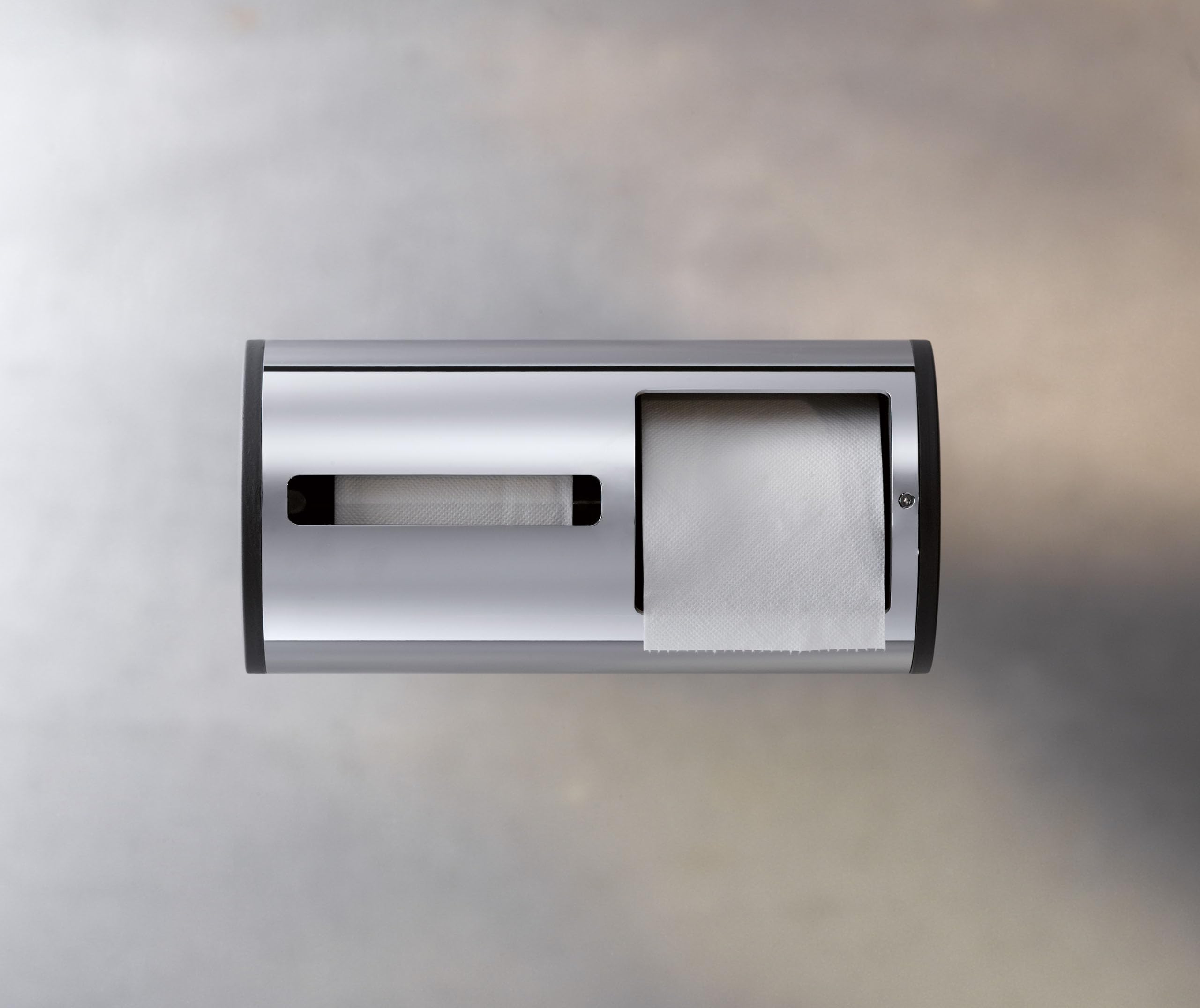 Stainless Steel Toilet Paper Holder - Wall Mounted Bathroom Tissue Roll Dispenser for Home, Office & RV Use