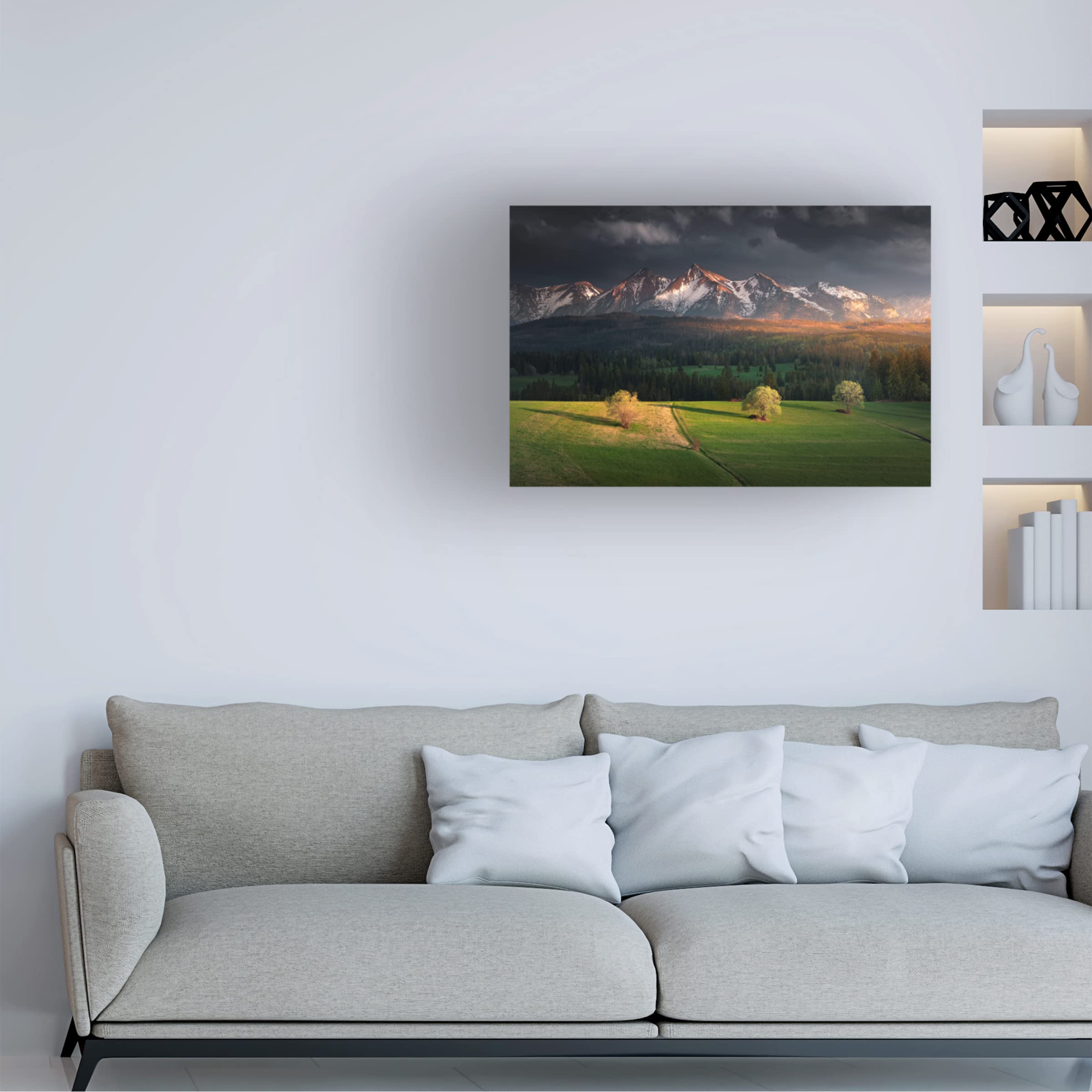 After Storm Canvas Art Print by Karol Nienartowicz - Landscape Wall Decor for Living Room, Bedroom & Office - Premium Gallery Wrapped Ready to Hang