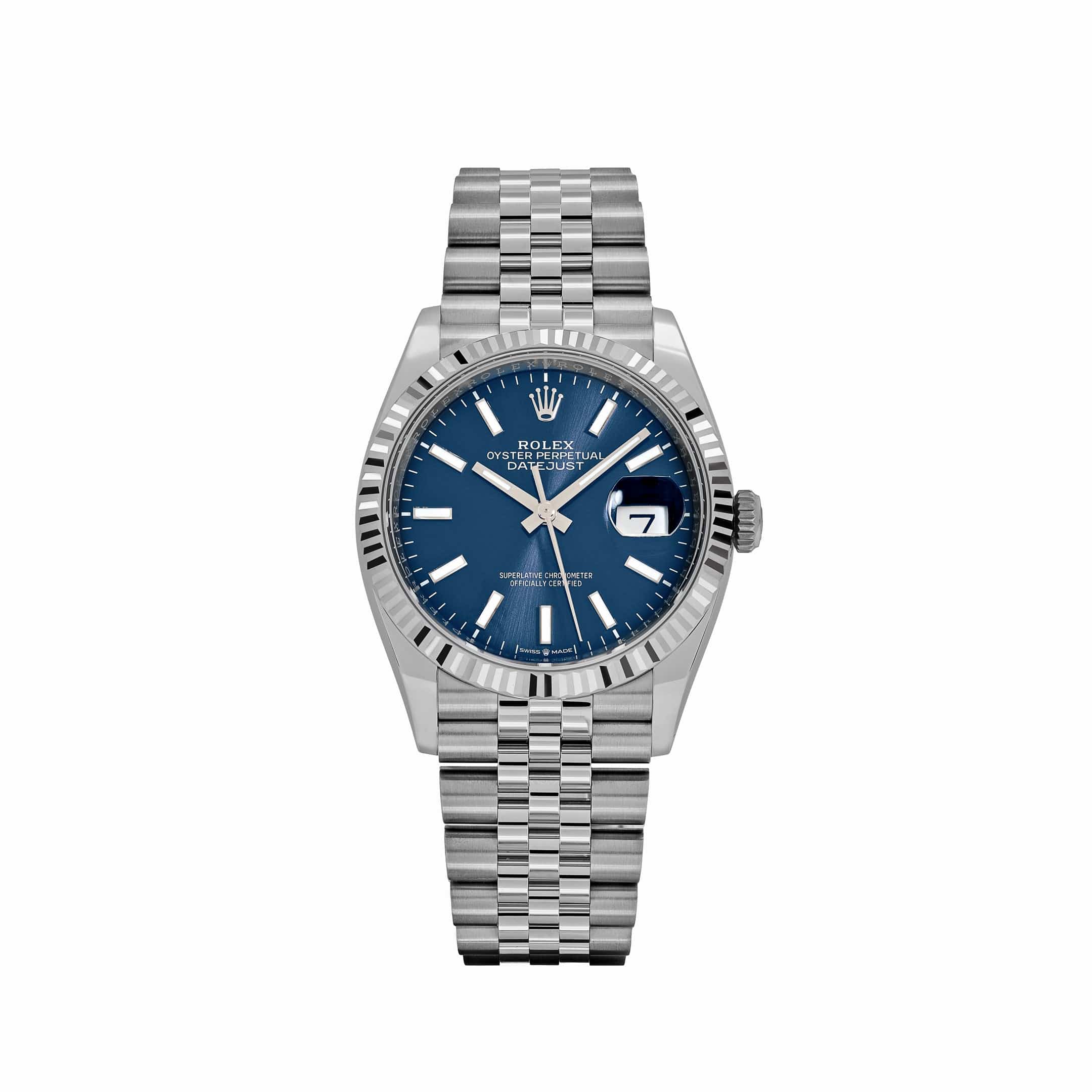 Rolex Datejust 36 126234 Men's Watch - Stainless Steel, Blue Dial, Jubilee Bracelet (2025) - Luxury Dress Watch for Business & Formal Occasions