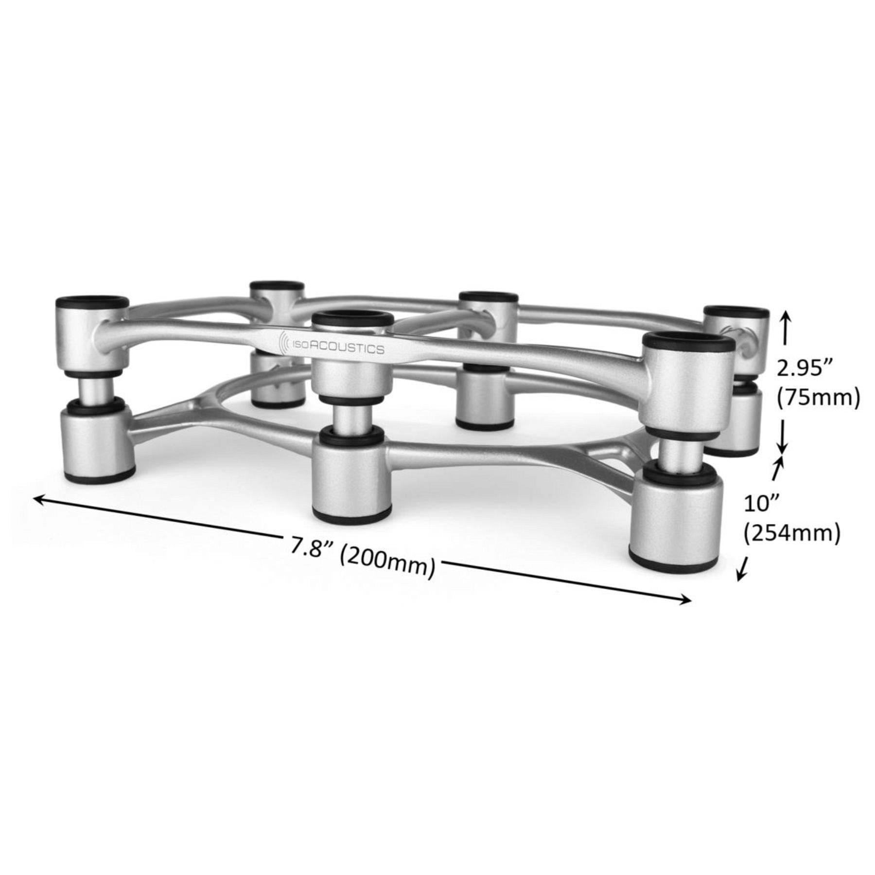 IsoAcoustics Aperta 300 Premium Speaker Isolation Stand - Reduce Vibrations & Improve Audio Clarity for Home Theater & Studio Monitors