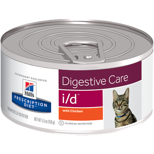 Hill's Science Diet Feline I/D Digestive Care Wet Cat Food with Chicken - 5.5oz (24 Cans) - Ideal for Cats with Sensitive Stomachs & Digestive Issues