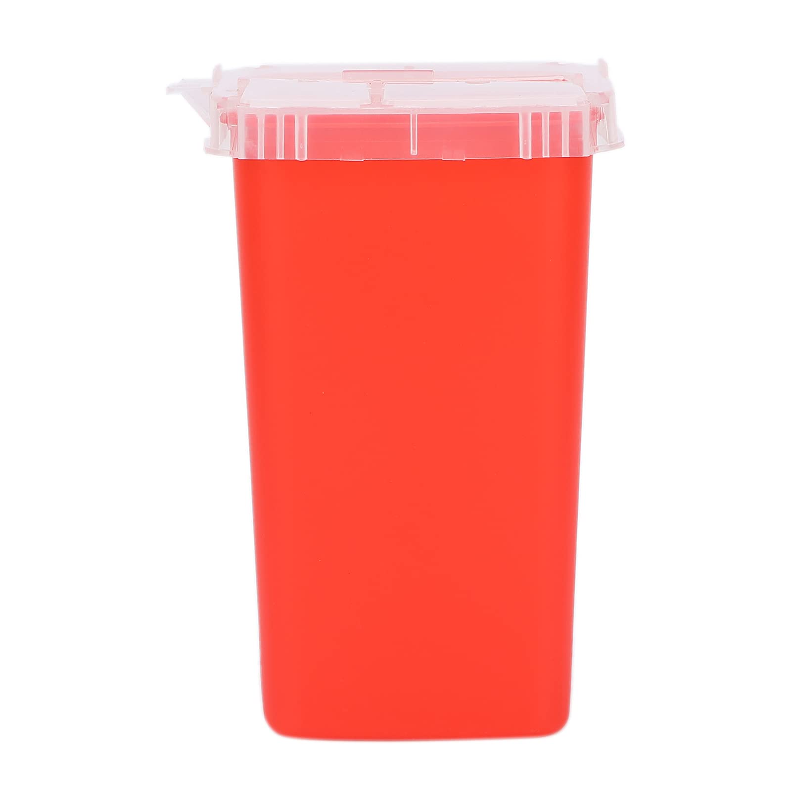 Professional Barber Blade Disposal Box - Safe & Hygienic Razor Blade Container for Hair Salons & Shaving at Home (Red)