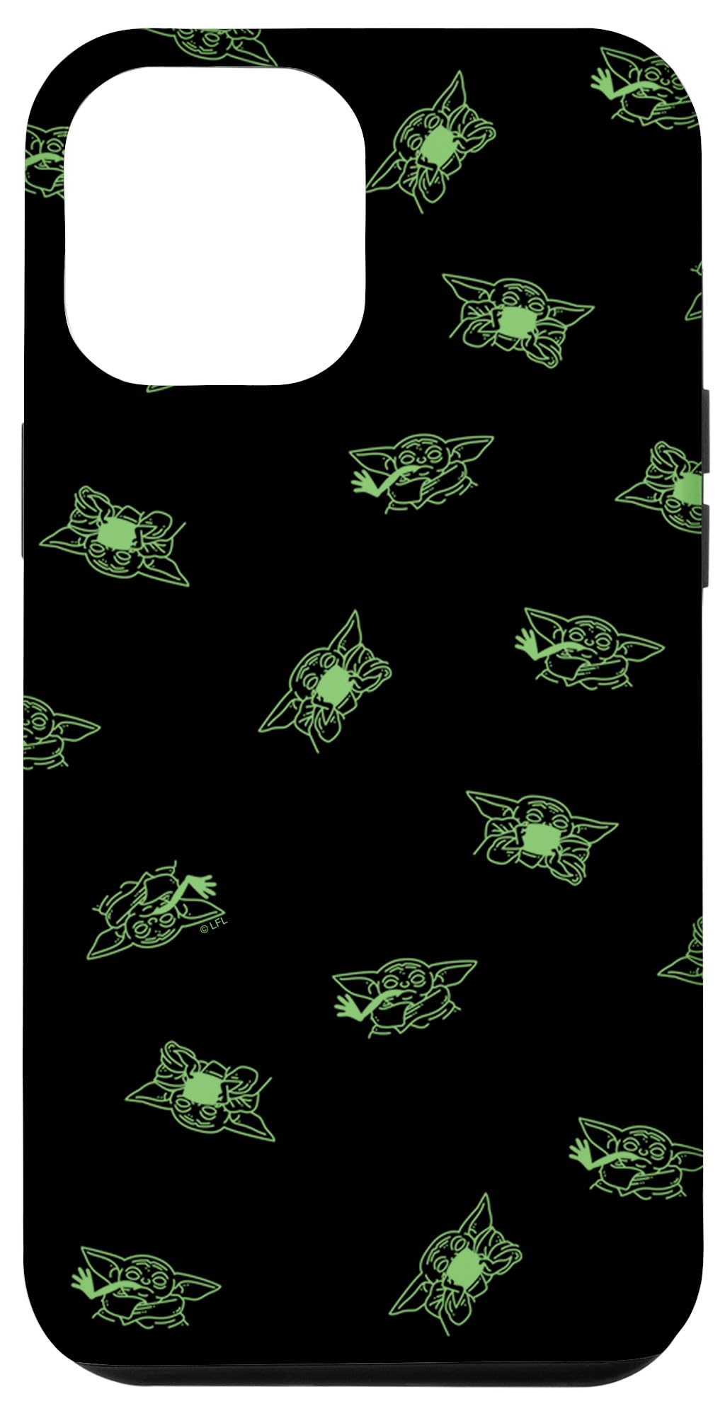 iPhone 12 Pro Max Star Wars The Mandalorian The Child Toads and Tea Phone Case - Protective Cover for iPhone 12 Pro Max with Cute Baby Yoda Design - Perfect for Fans, Daily Use, and Gift Giving