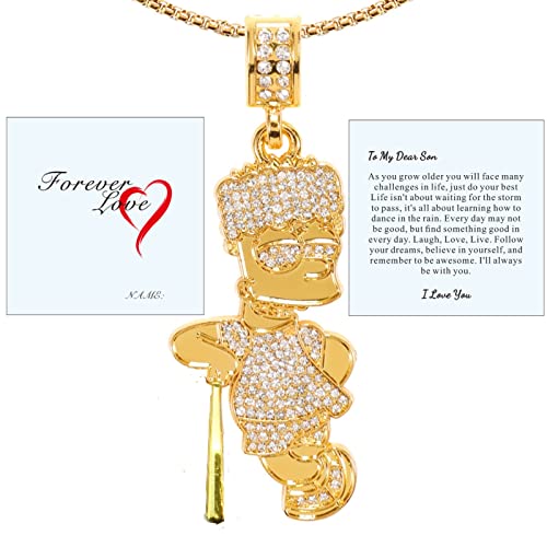 Gold Baseball Bat/To My Dear Son