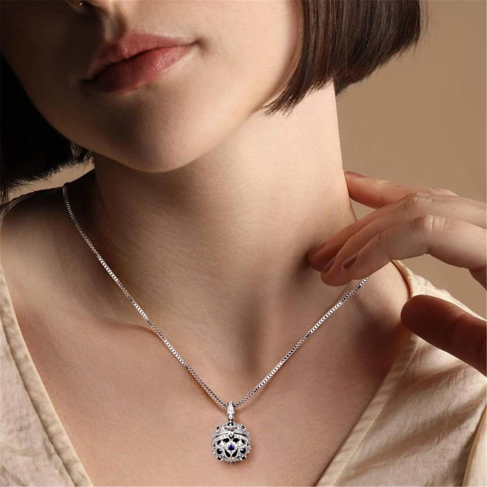 GNOCE I Love You Forever 925 Sterling Silver Turtle Pendant Necklace for Women, Teens, Brides – Mother's Day & Father's Day Gift with Essential Oil Ball – Perfect for Family Bonding, Couple Matching & Special Occasions