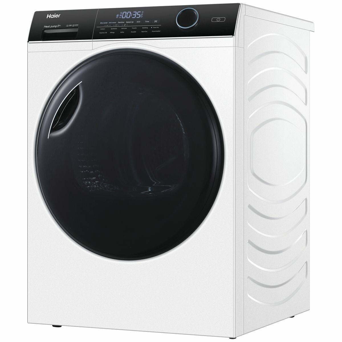 Haier 500 Series 8kg Heat Pump Dryer HDHP80AN1 - Energy Efficient, Quiet Operation for Home Laundry & Small Spaces