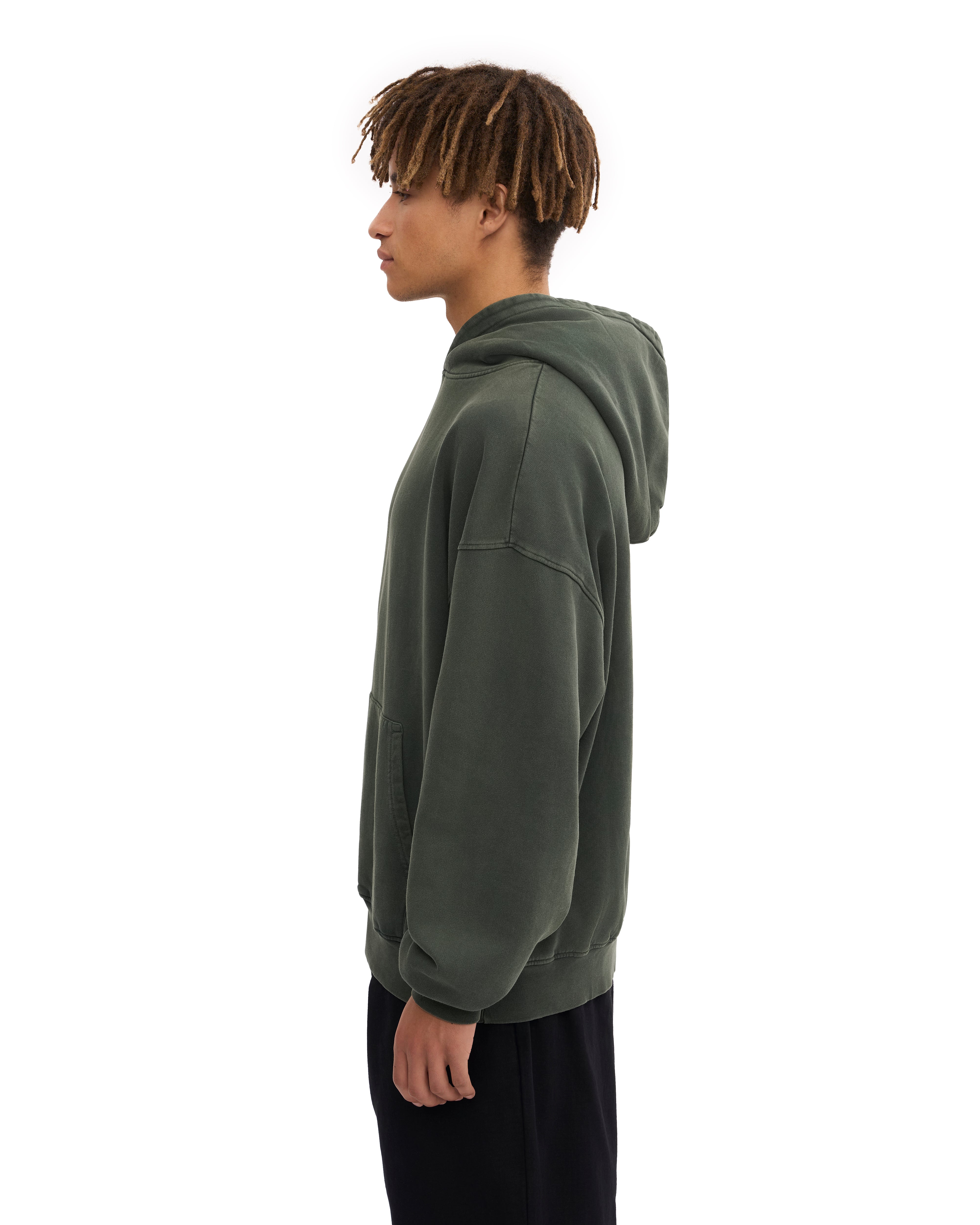 Organic Oversized Hoodie - Midnight Forest Green | Cozy & Comfortable Pullover for Men & Women | Perfect for Casual Wear, Lounging & Outdoor Activities